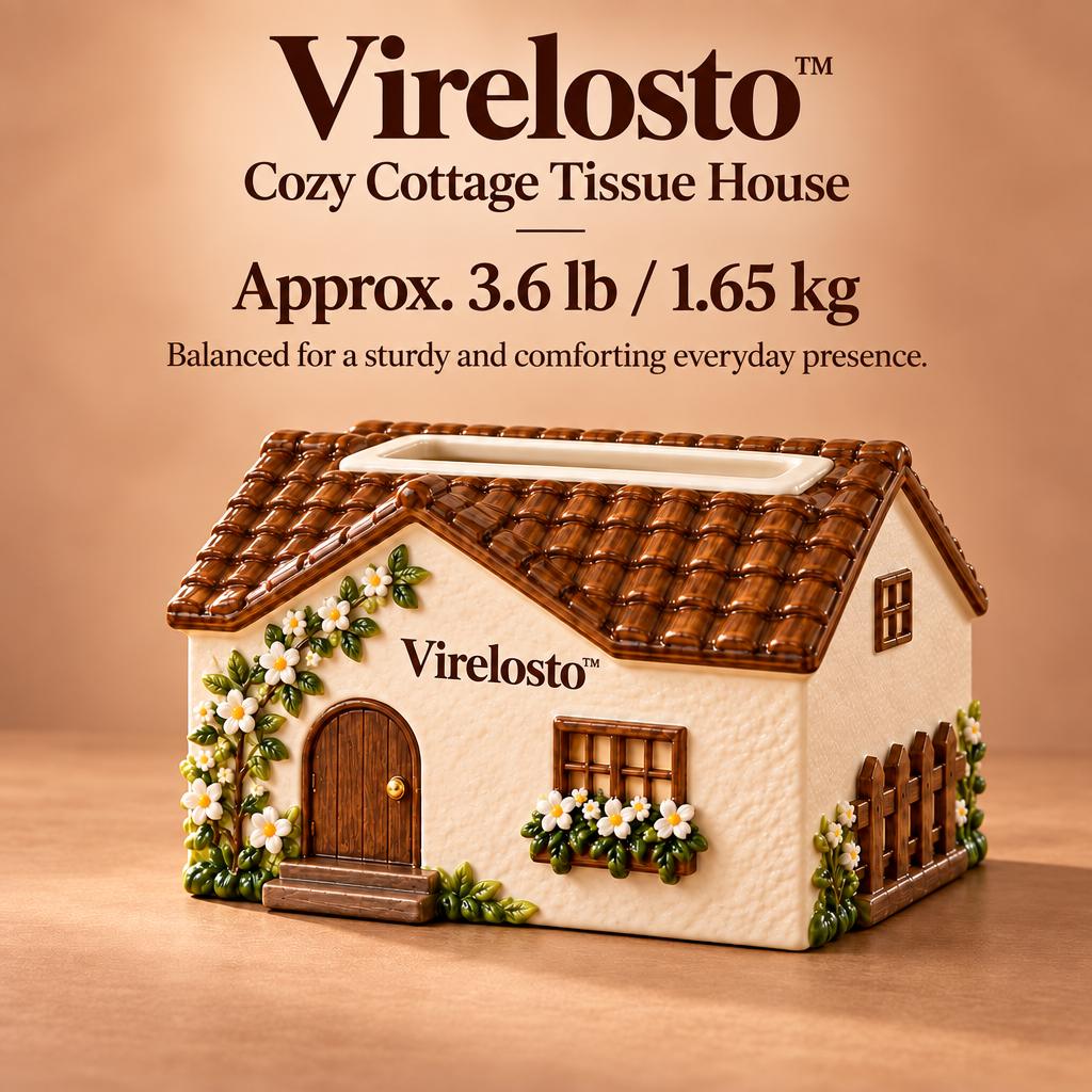 Virelosto™ Cozy Cottage Tissue House