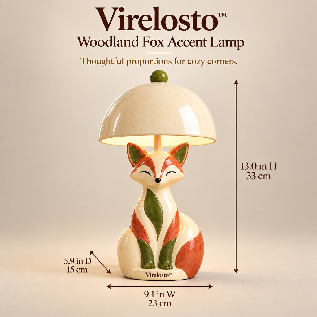 Virelosto™ Woodland Fox Accent Lamp