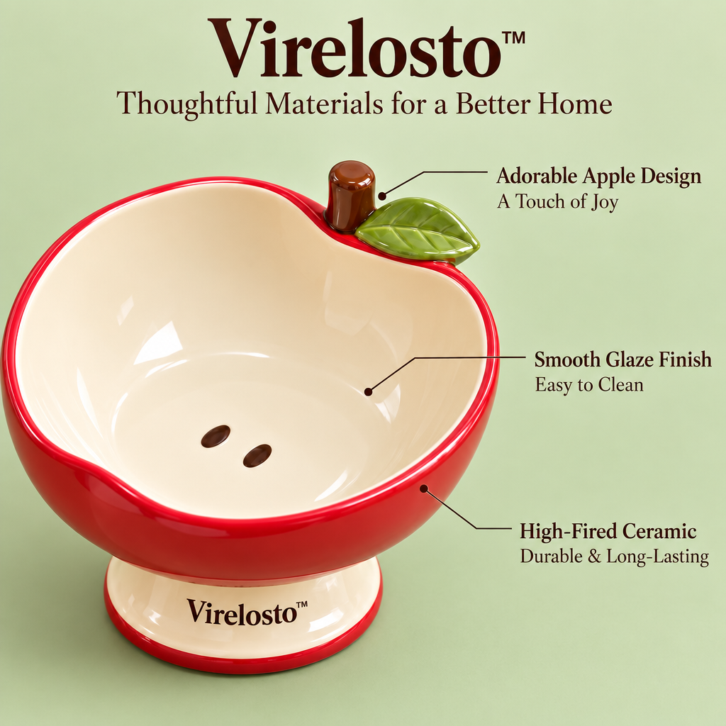 Virelosto™ Apple Bloom Pedestal Catchall Bowl