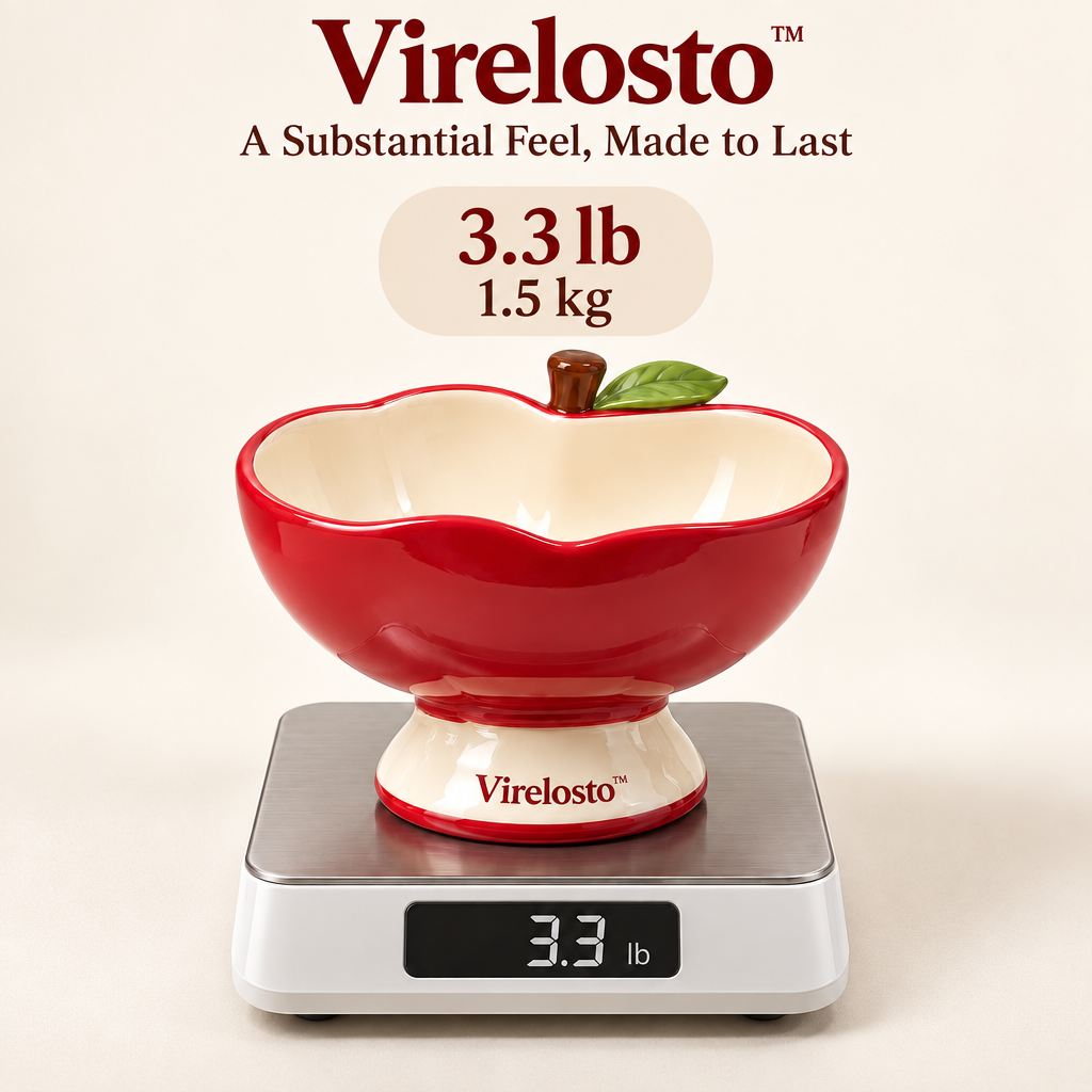 Virelosto™ Apple Bloom Pedestal Catchall Bowl