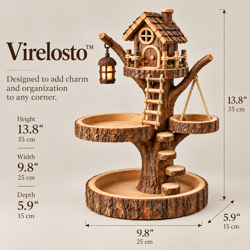 Virelosto™ Enchanted Forest Treehouse Organizer