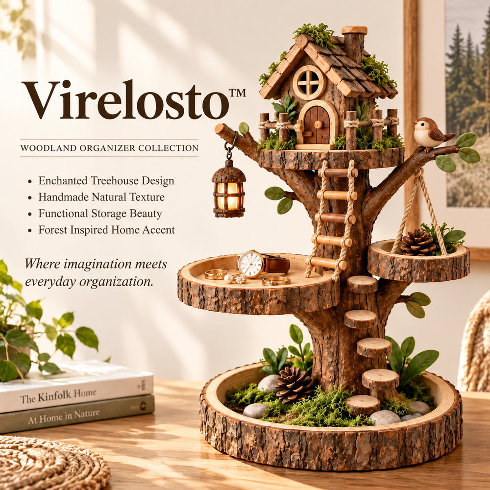 Virelosto™ Enchanted Forest Treehouse Organizer