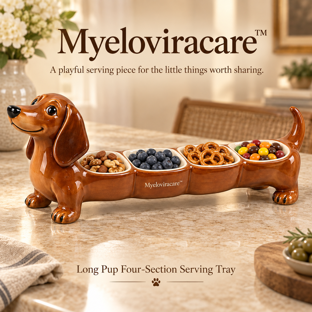 Myeloviracare™ Long Pup Four-Section Serving Tray