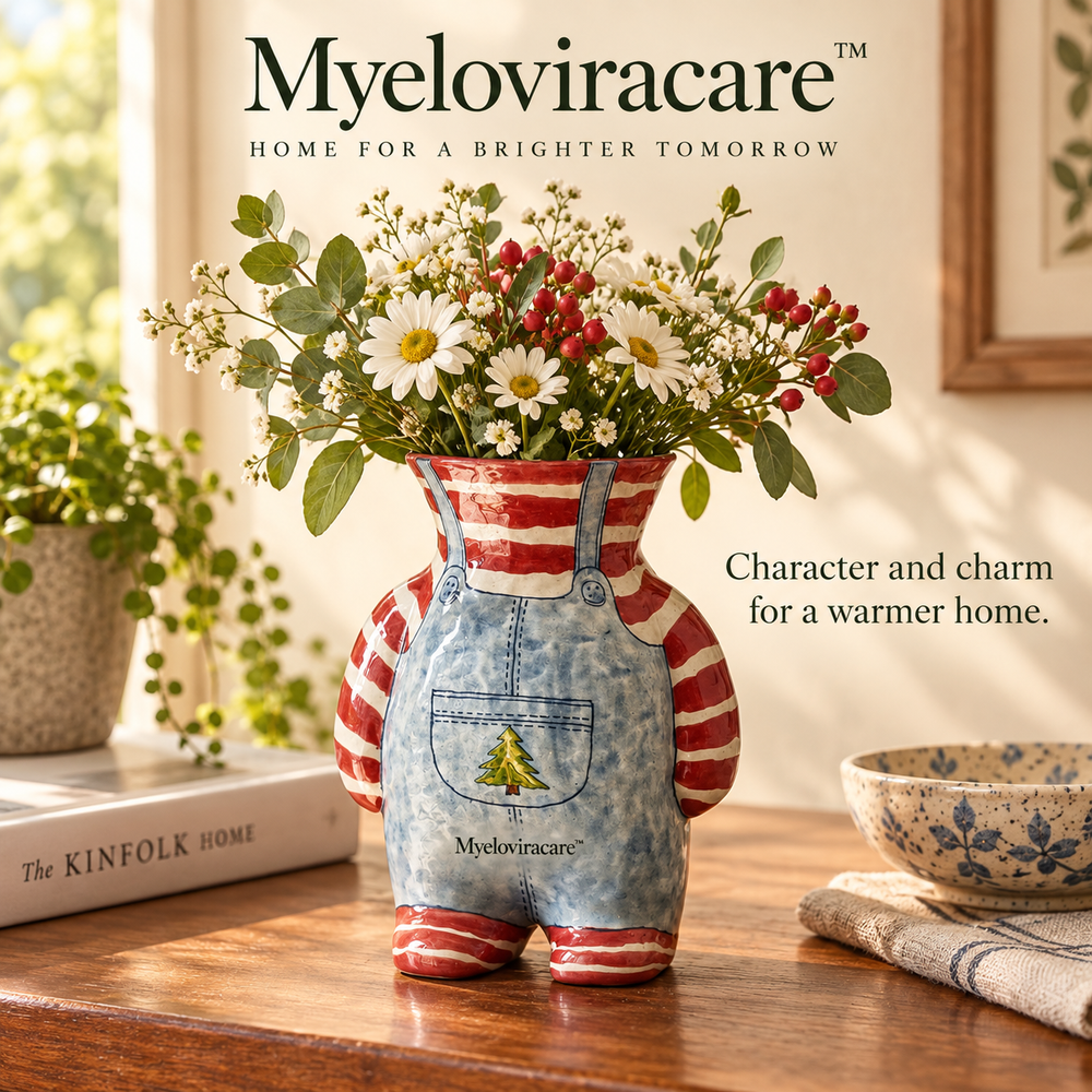Myeloviracare™ Garden Pal Ceramic Vase