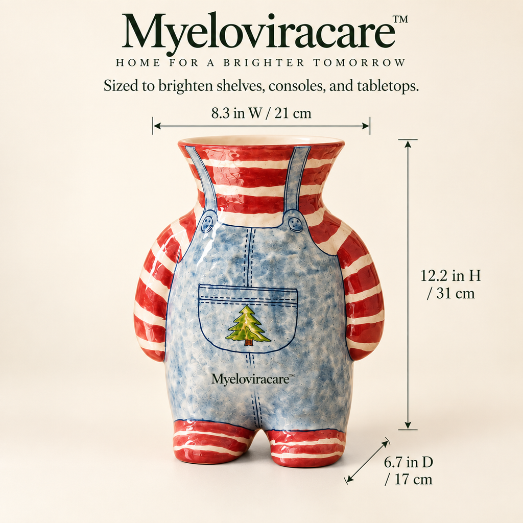 Myeloviracare™ Garden Pal Ceramic Vase