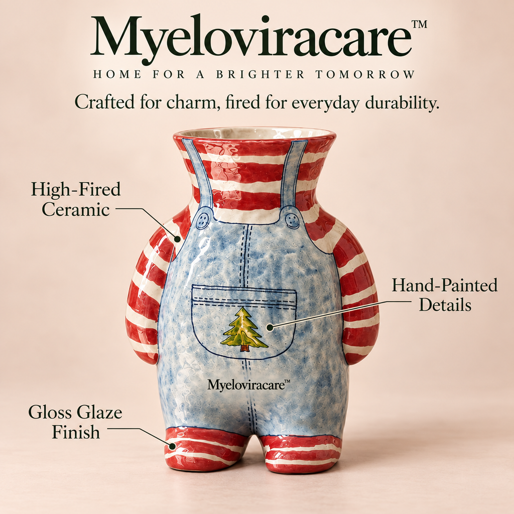 Myeloviracare™ Garden Pal Ceramic Vase
