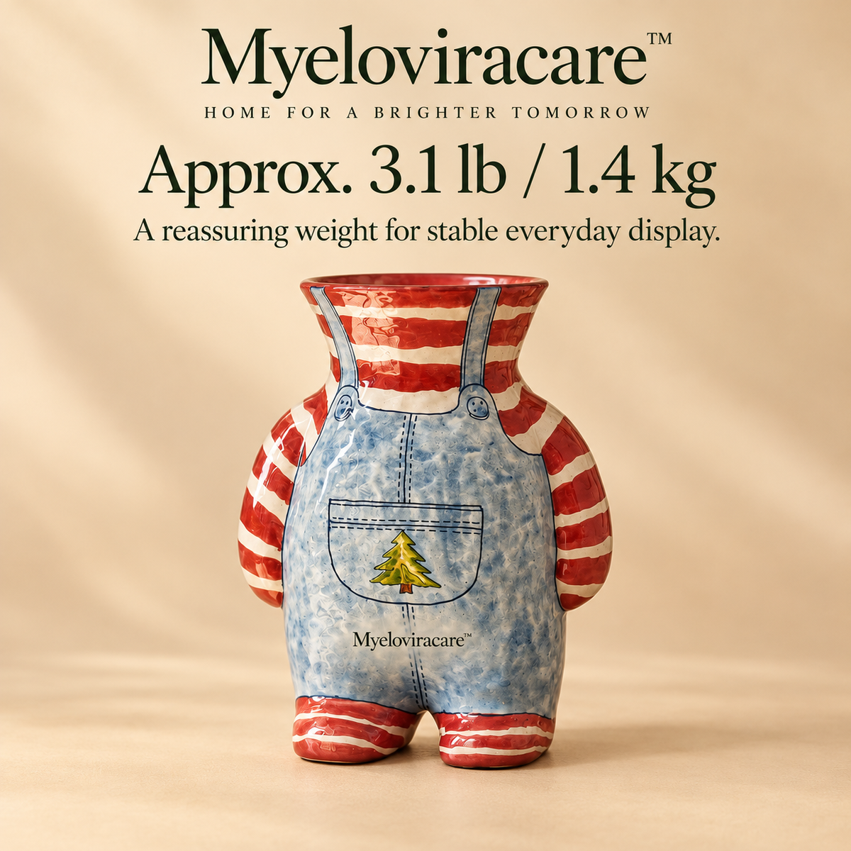 Myeloviracare™ Garden Pal Ceramic Vase