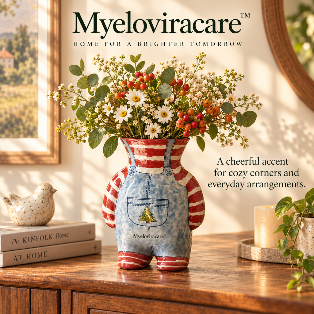 Myeloviracare™ Garden Pal Ceramic Vase