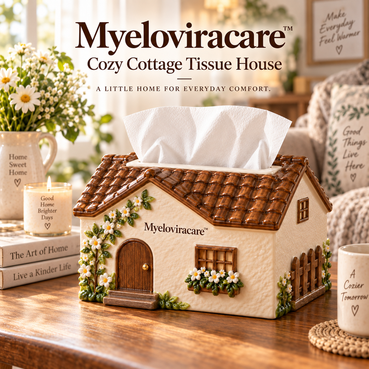 Myeloviracare™ Cozy Cottage Tissue House