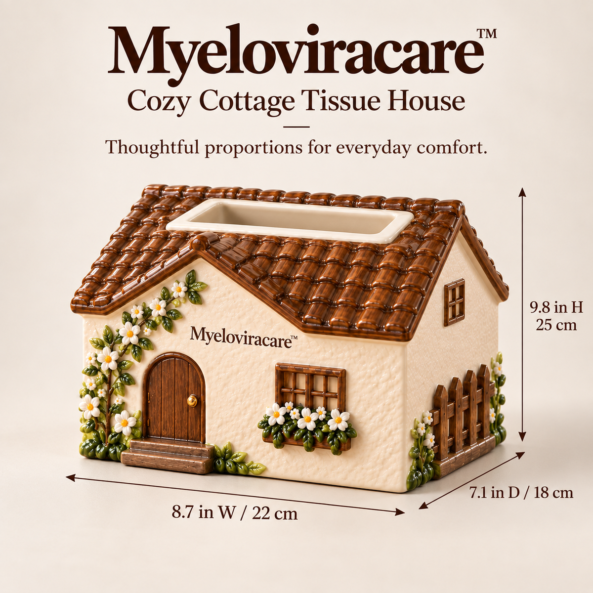 Myeloviracare™ Cozy Cottage Tissue House