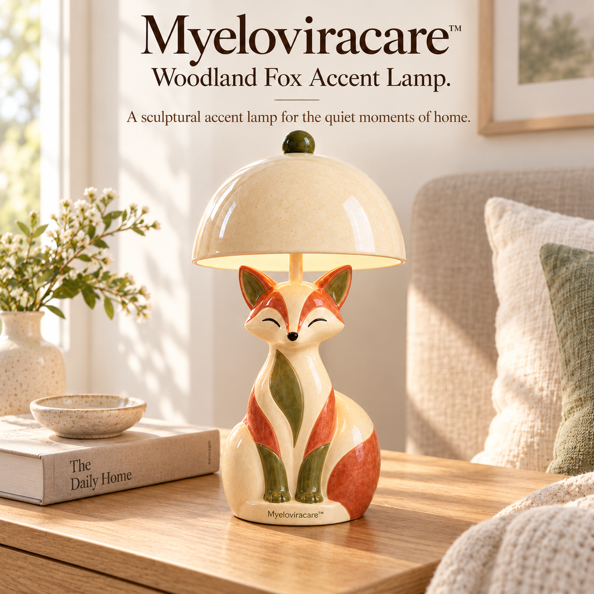 Myeloviracare™ Woodland Fox Accent Lamp