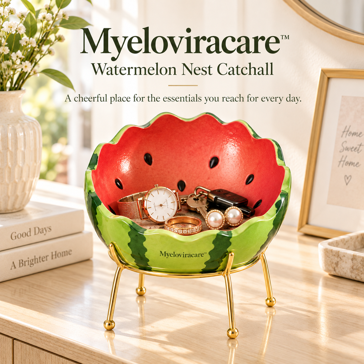 Myeloviracare™ Watermelon Nest Catchall Bowl