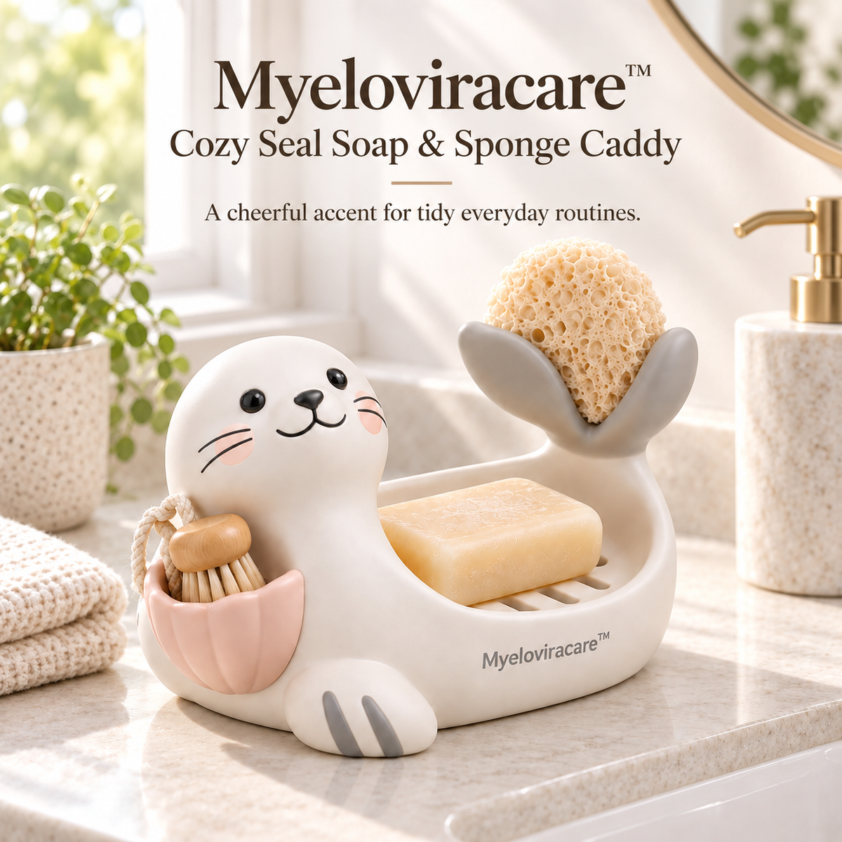 Myeloviracare™ Cozy Seal Soap & Sponge Caddy