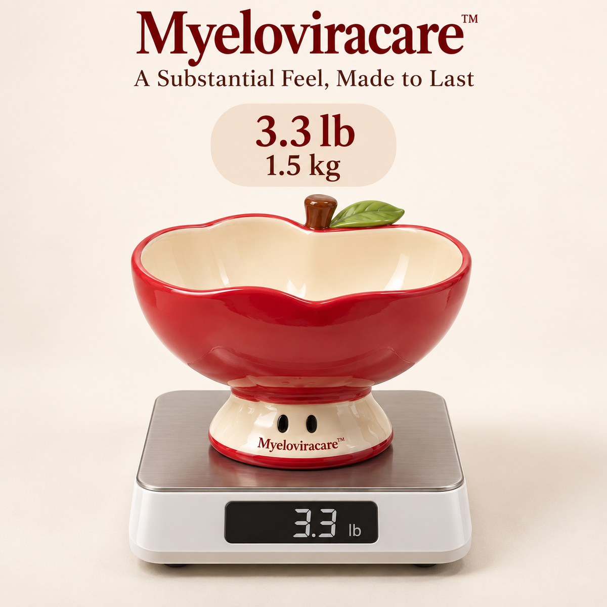 Myeloviracare™ Apple Bloom Pedestal Catchall Bowl