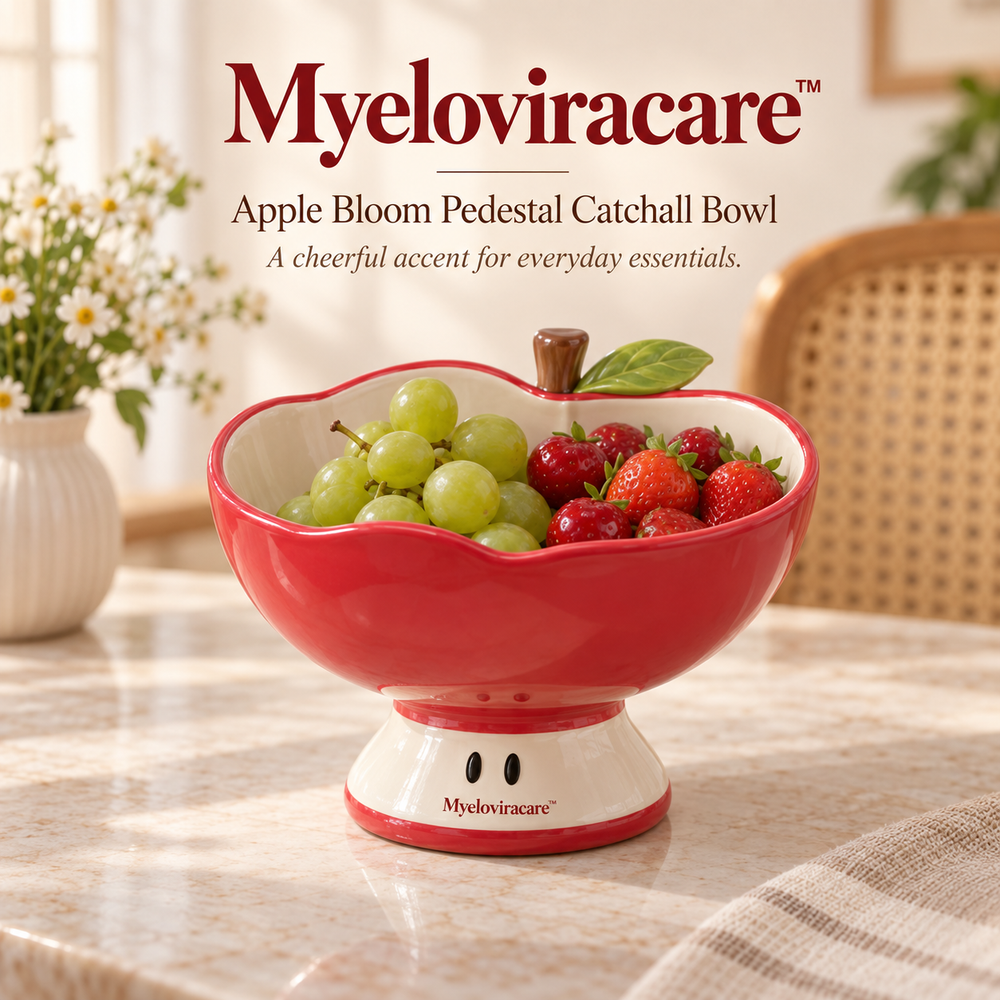 Myeloviracare™ Apple Bloom Pedestal Catchall Bowl