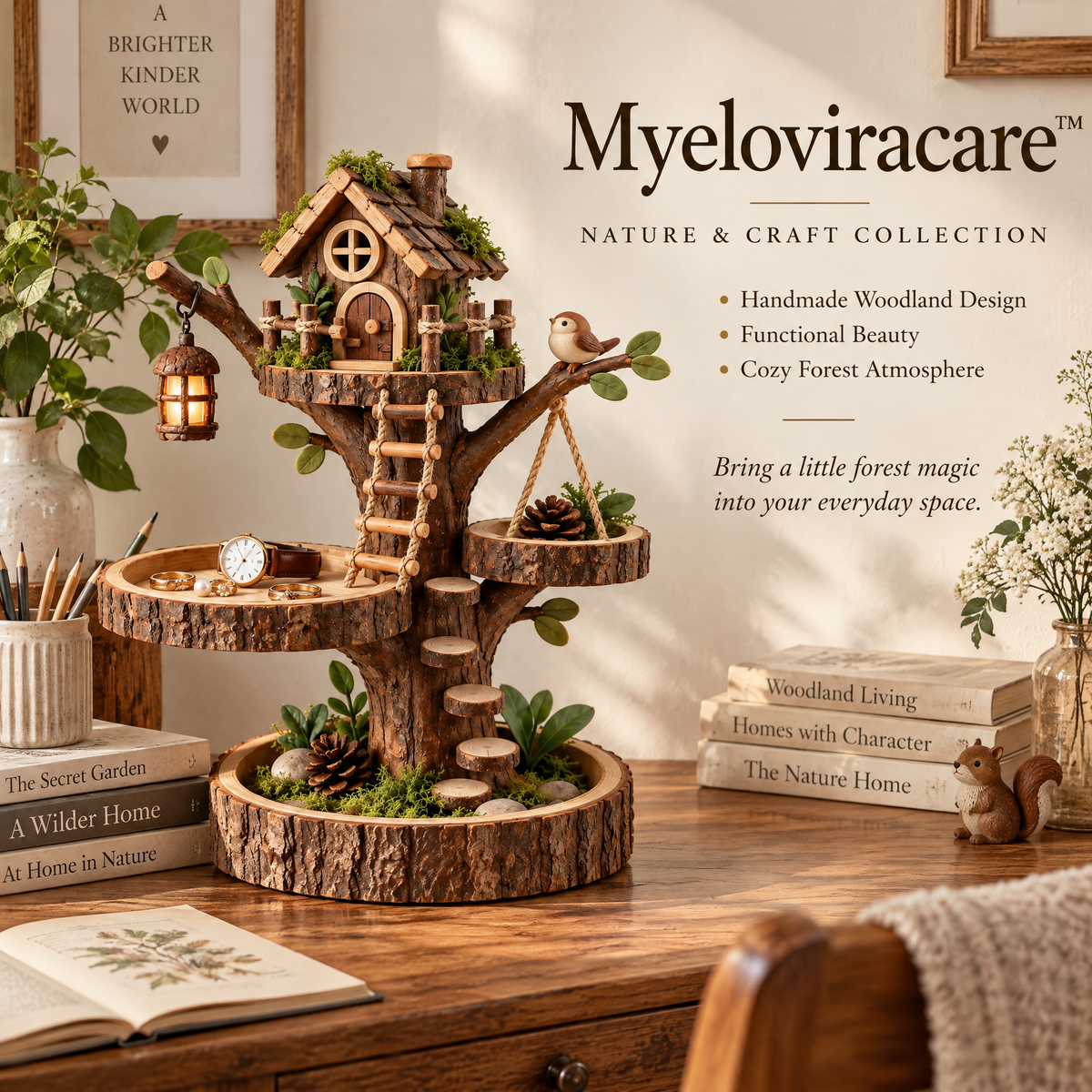 Myeloviracare™ Enchanted Forest Treehouse Organizer