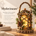 Myeloviracare™ Rustic Woodland LED Lantern Decor