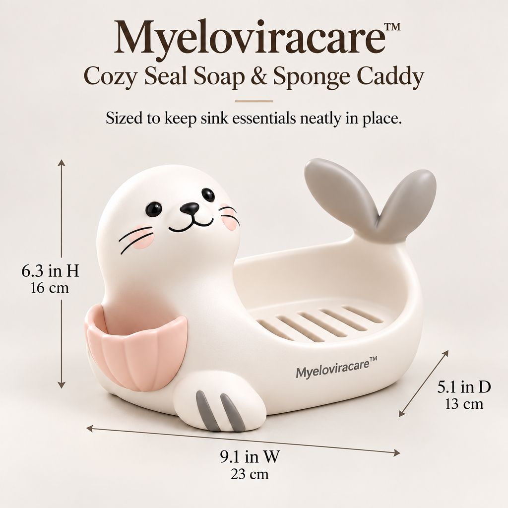 Myeloviracare™ Cozy Seal Soap & Sponge Caddy